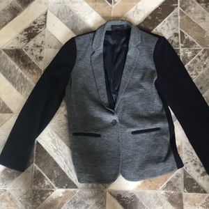 J. Crew Grey and navy blazer